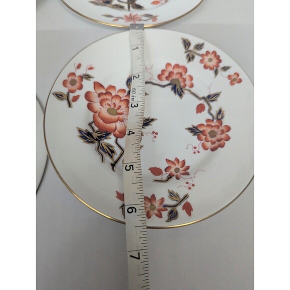 Crown Staffordshire Imari Side Plate, Vintage Bone China Floral Gold Trim - Picture 3 of 4